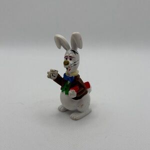 Vintage Apollo Schleich White Rabbit Figurine From Alice In Wonderland 1984